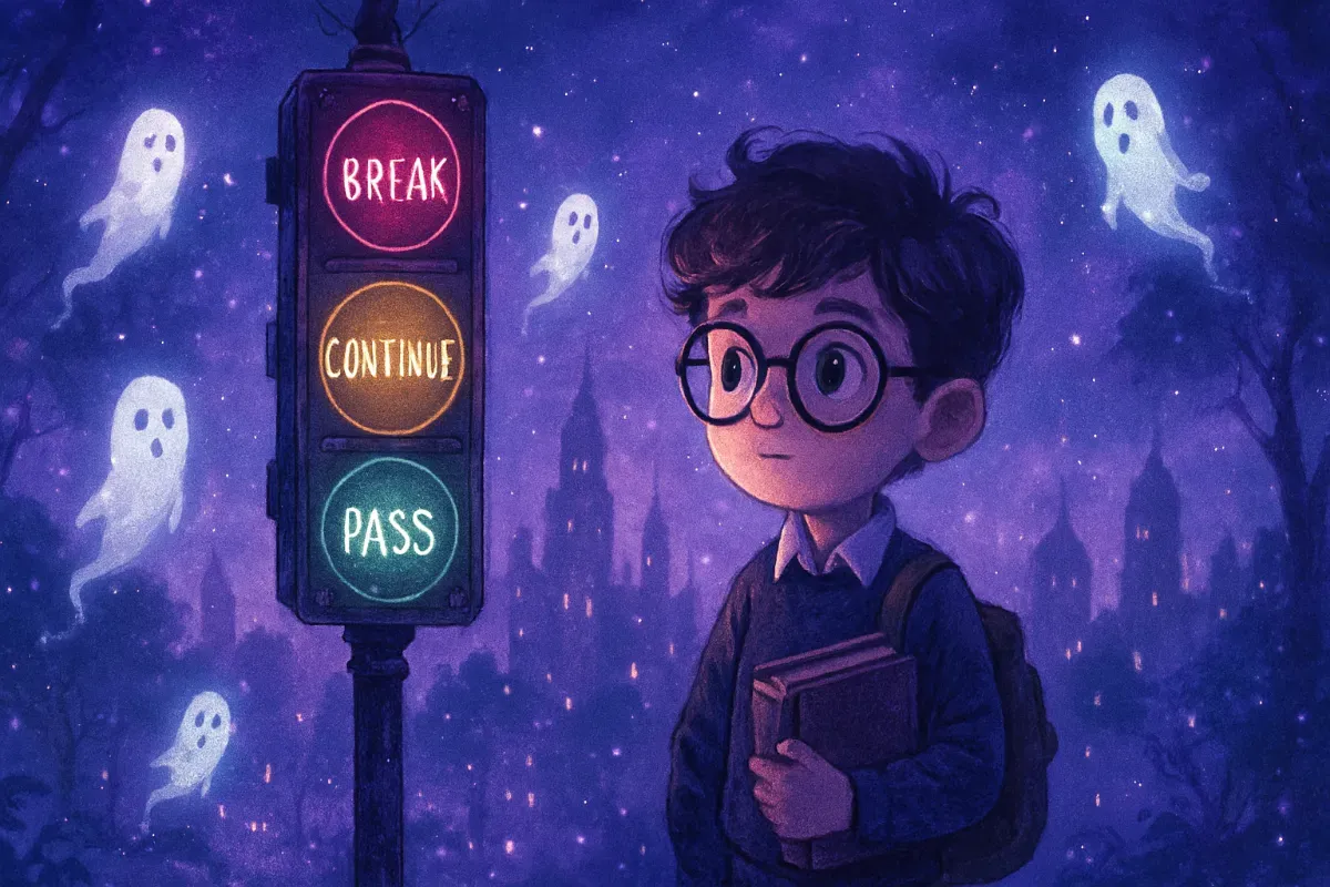 Python - Break, Continue & Pass Statements